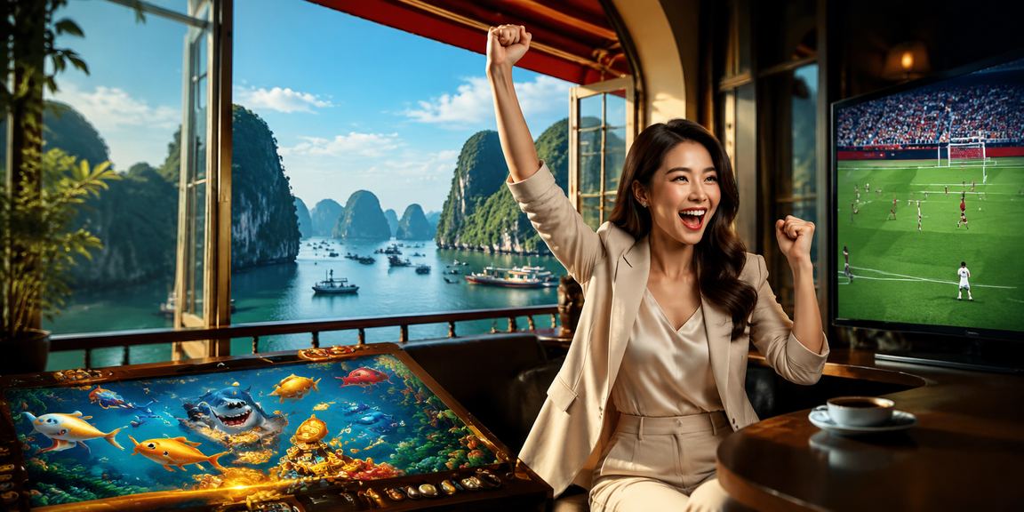 Người dùng ở Hạ Long xem chương trình game giải trí trên điện thoại