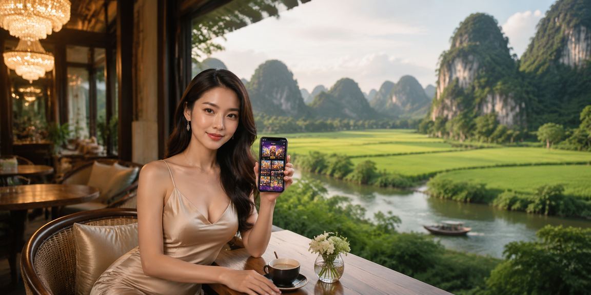 Người dùng tại Ninh Bình kiểm tra tài khoản casino mobile bên ly cà phê
