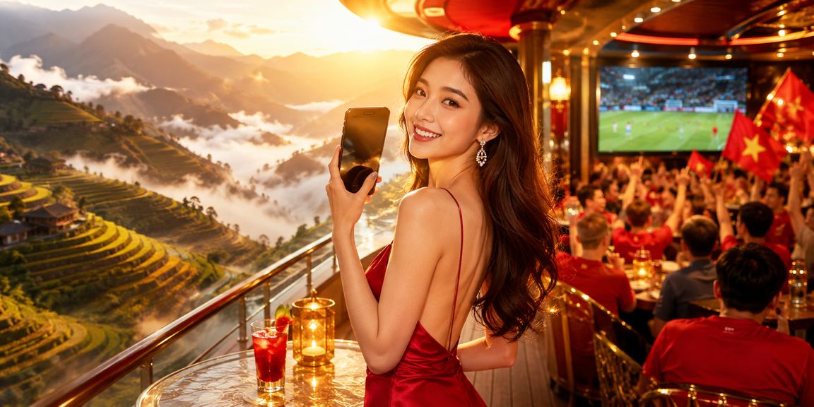 Người dùng ở Sa Pa kiểm tra giao dịch mobile trước khi chơi casino